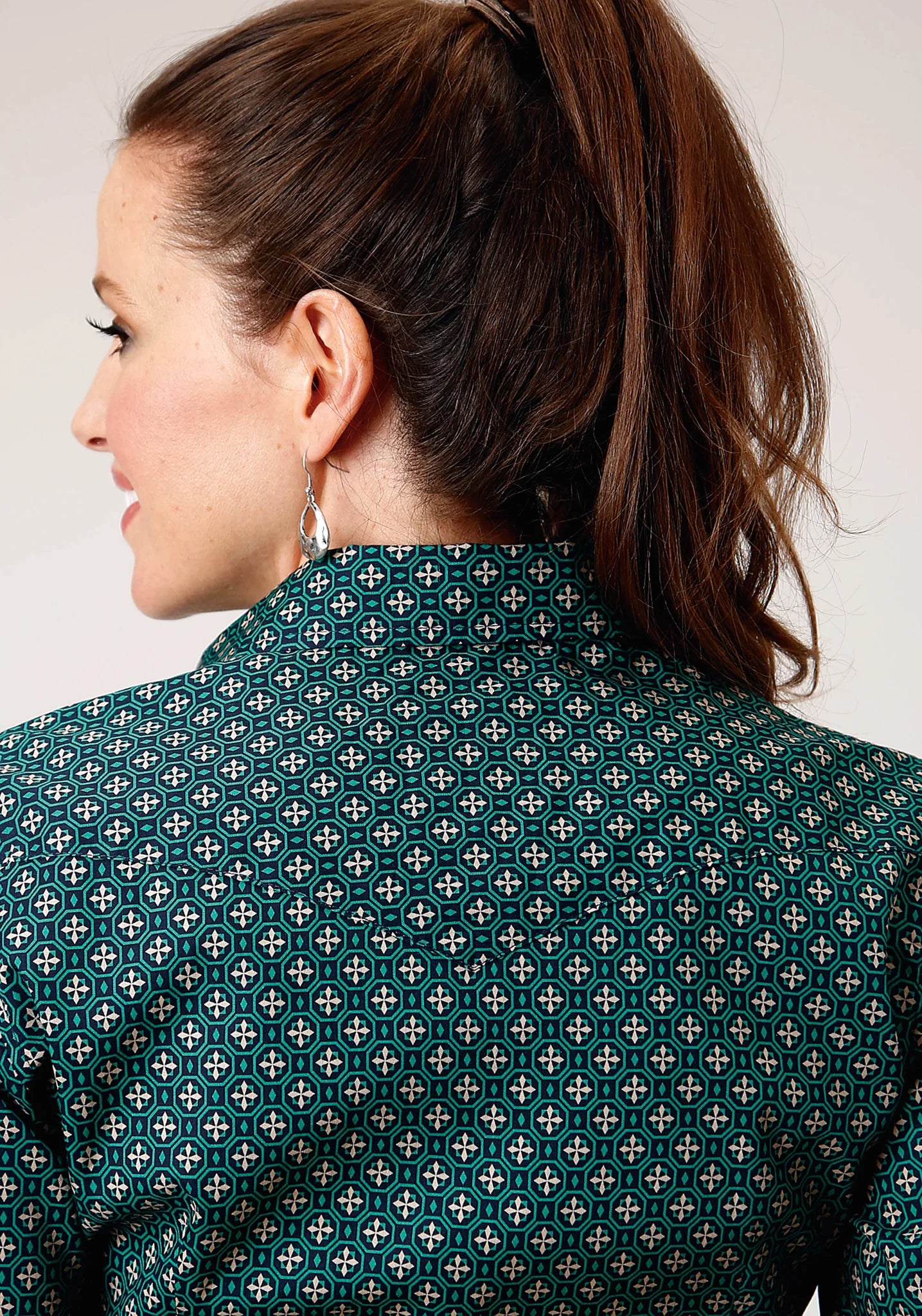 Women's Medallion Print- green