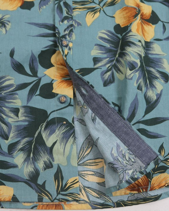 Glowing Tropical Short Sleeve