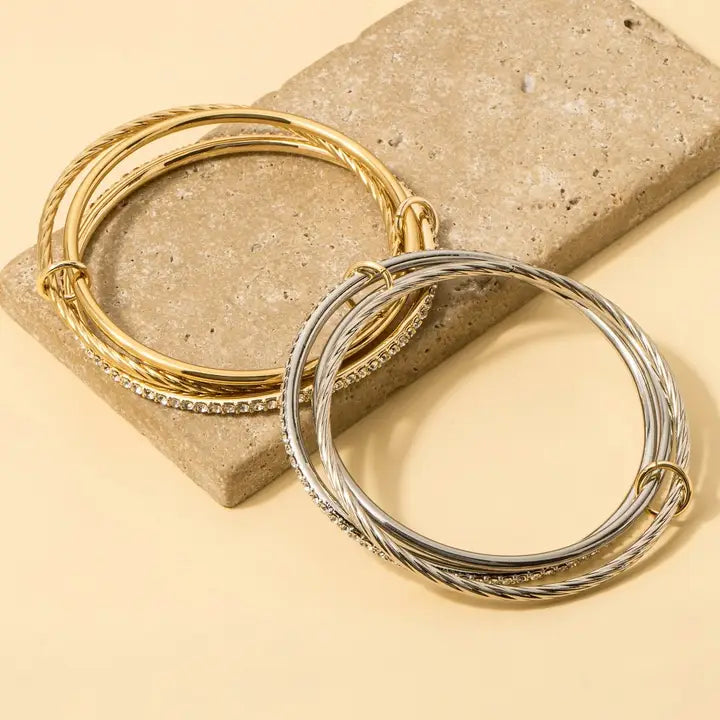 CZ bangle bracelet