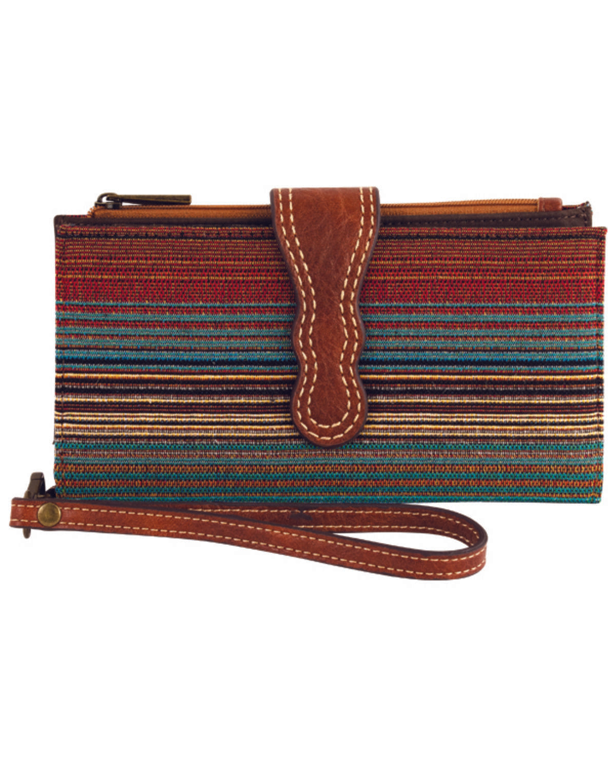 Women's stripped wristlet