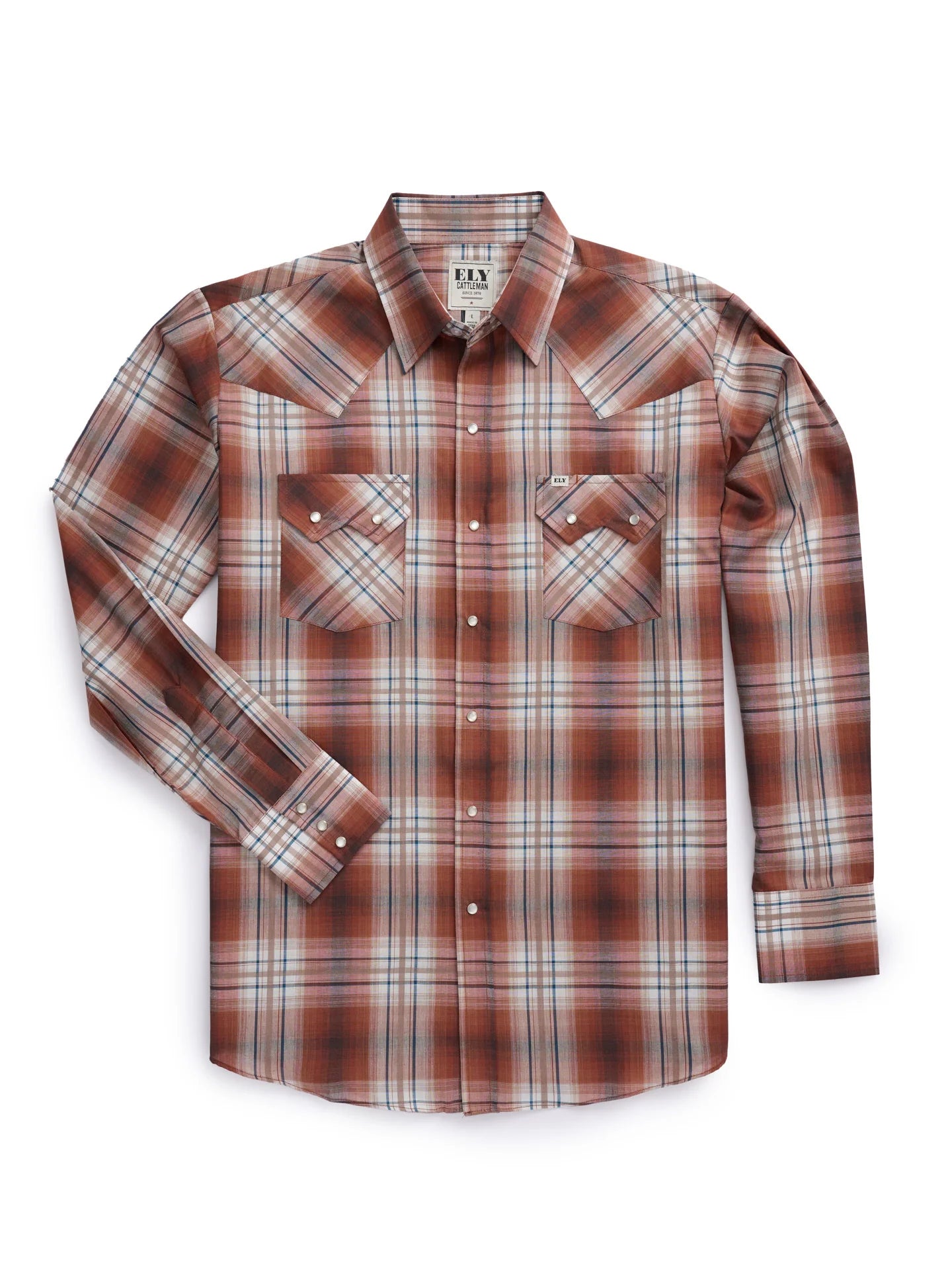 Ely Cattleman ls Red Plaid
