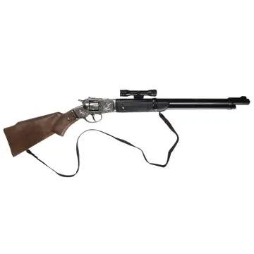 Kid's Toy Classic Cowboy Ranger 8-Shot Revolver Rifle with Scope