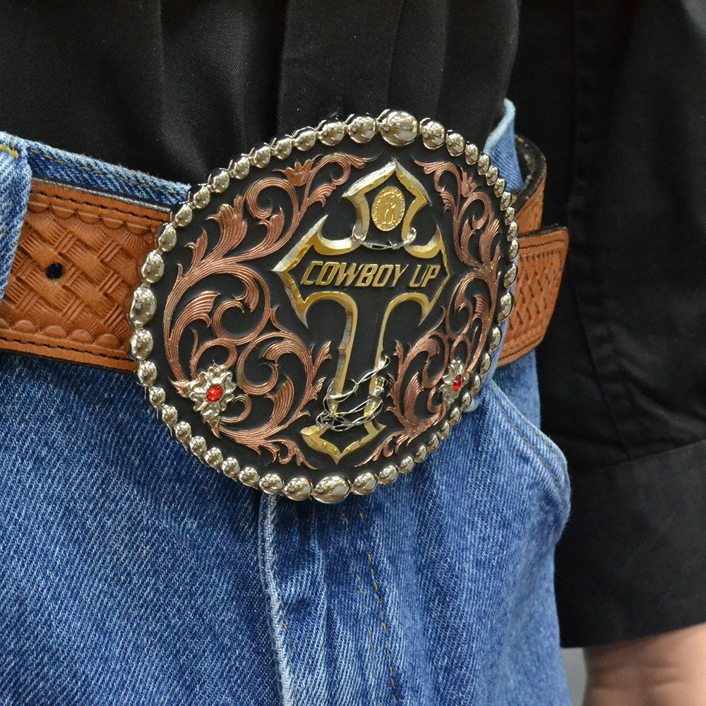 COWBOY UP BUCKLE
