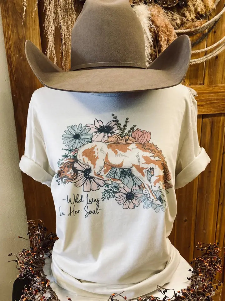 Wild Lives in her soul tee