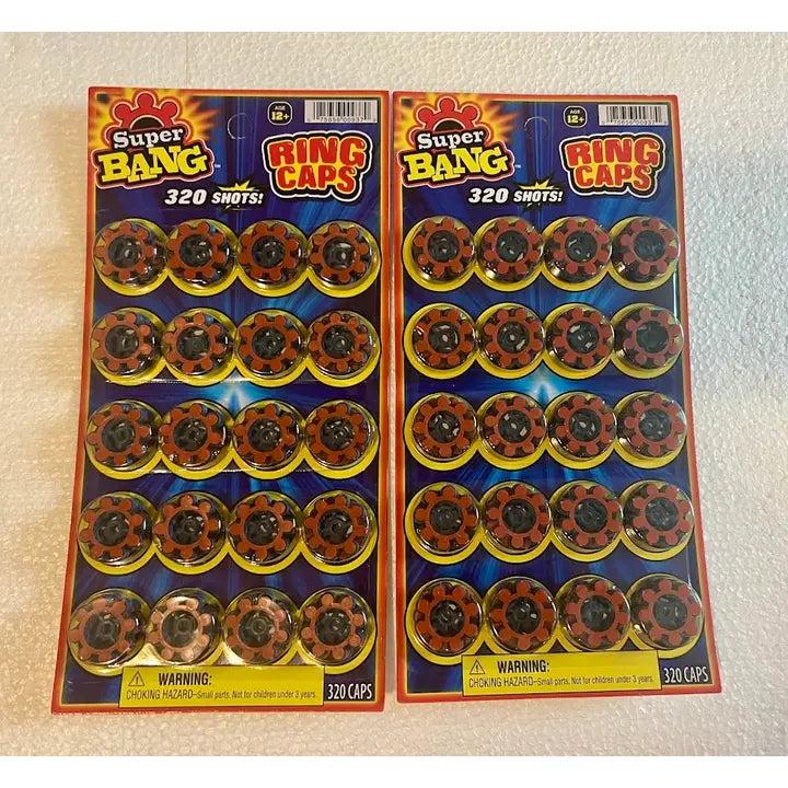 Kid's Toy 8-Shot Action Ring Caps 96 Single Shot