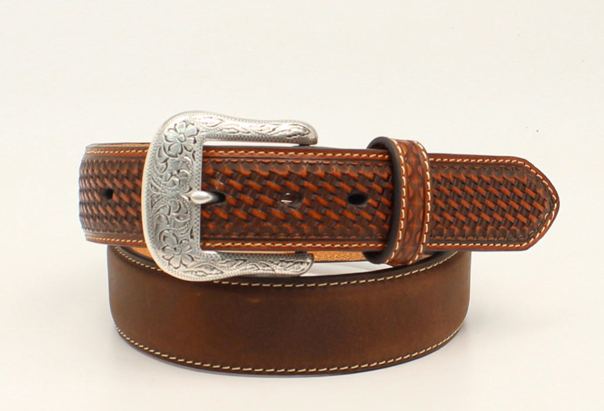 Crosswoven Leather Belt