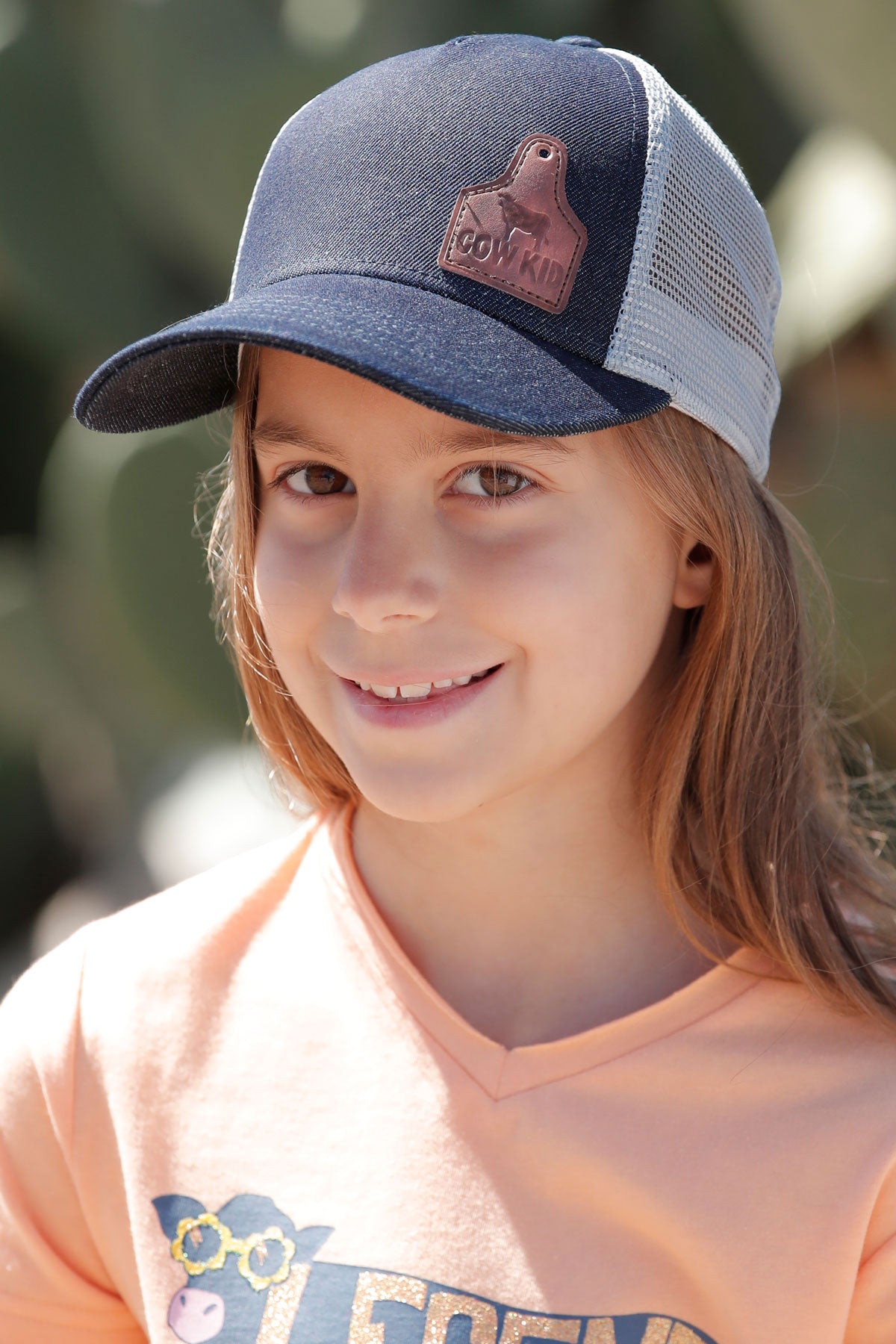Girl's Cow Kid Cap