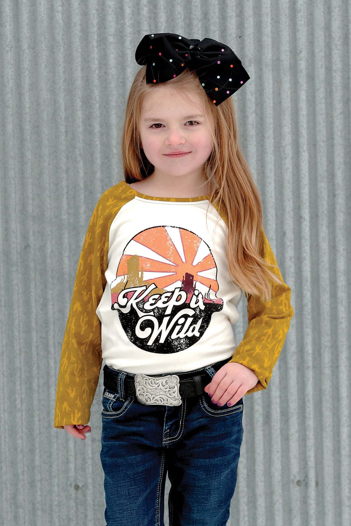 Girl's "Keep it Wild" tee