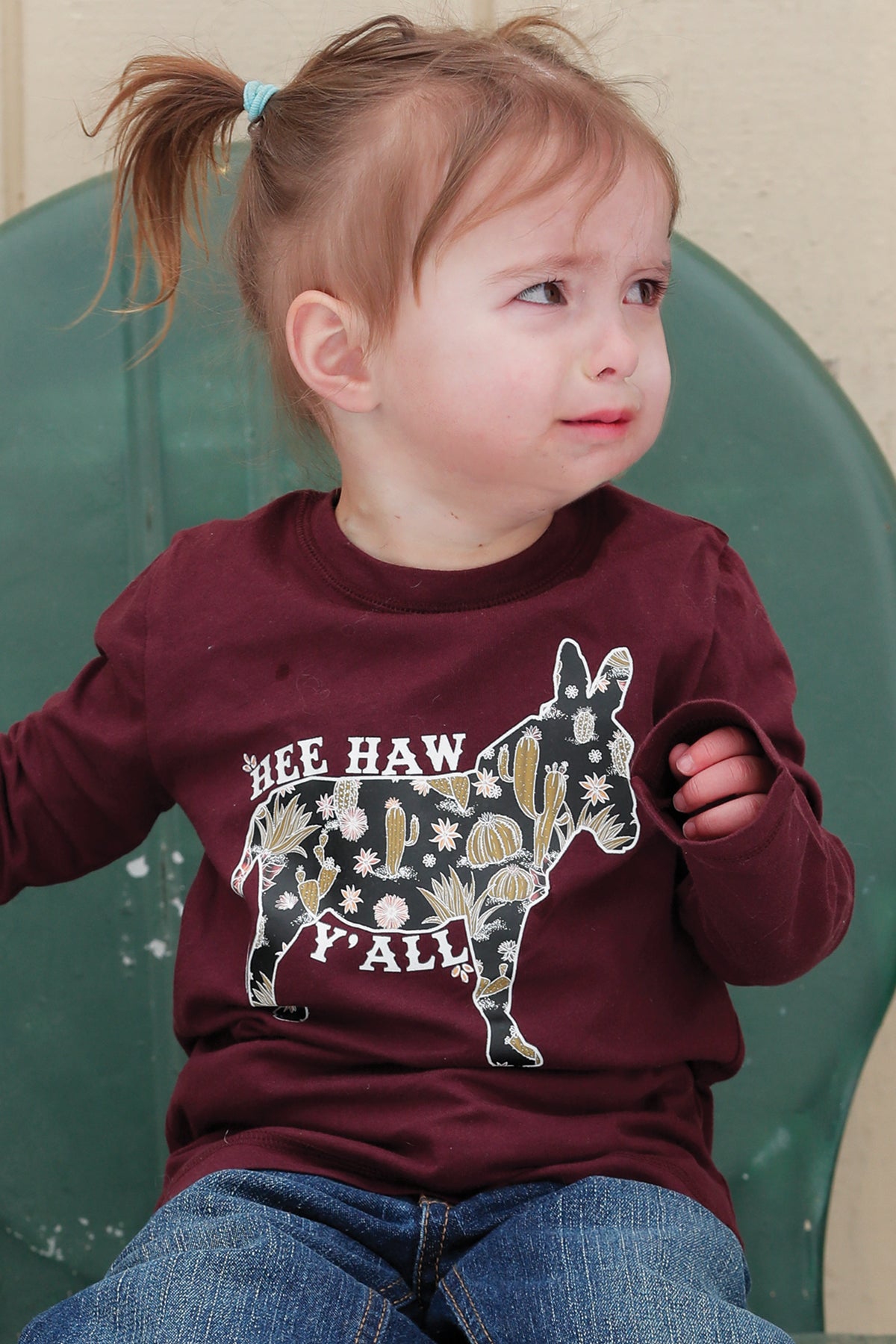 Girl's "Hee Haw Y'all" tee