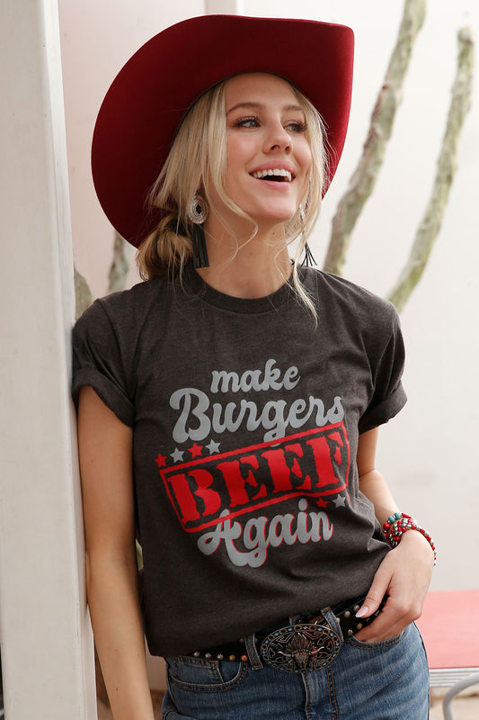Make Burgers Beef Again tee