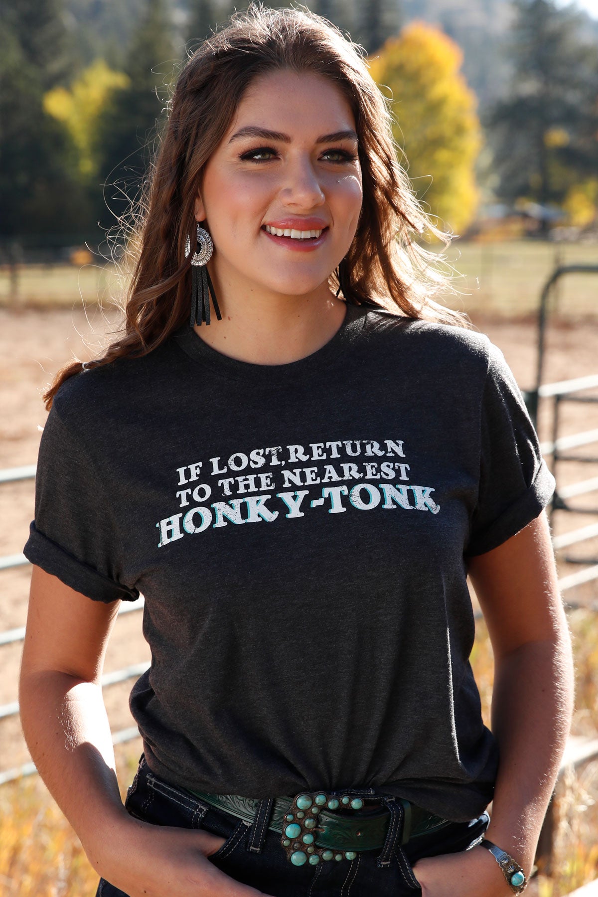 Womens Cruel Honky Tonk tee ctt7385009