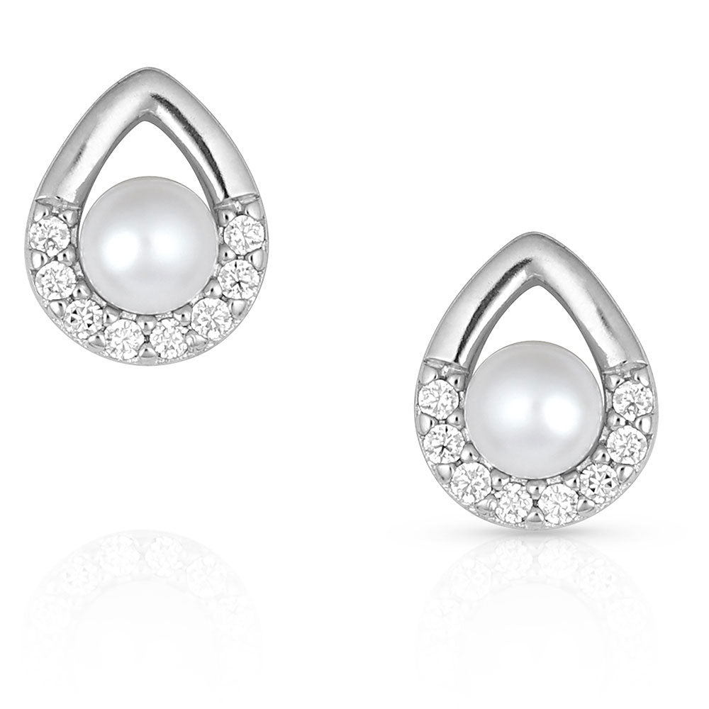 CRADLED SPARKLING STUD