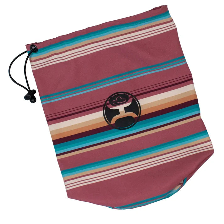 Hooey Burgundy Serape Packable Vest