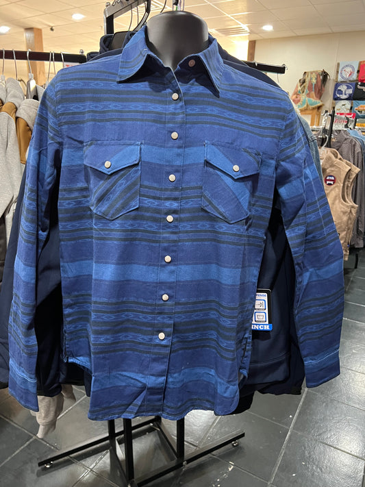 Striped Long Sleeve - blue/ navy