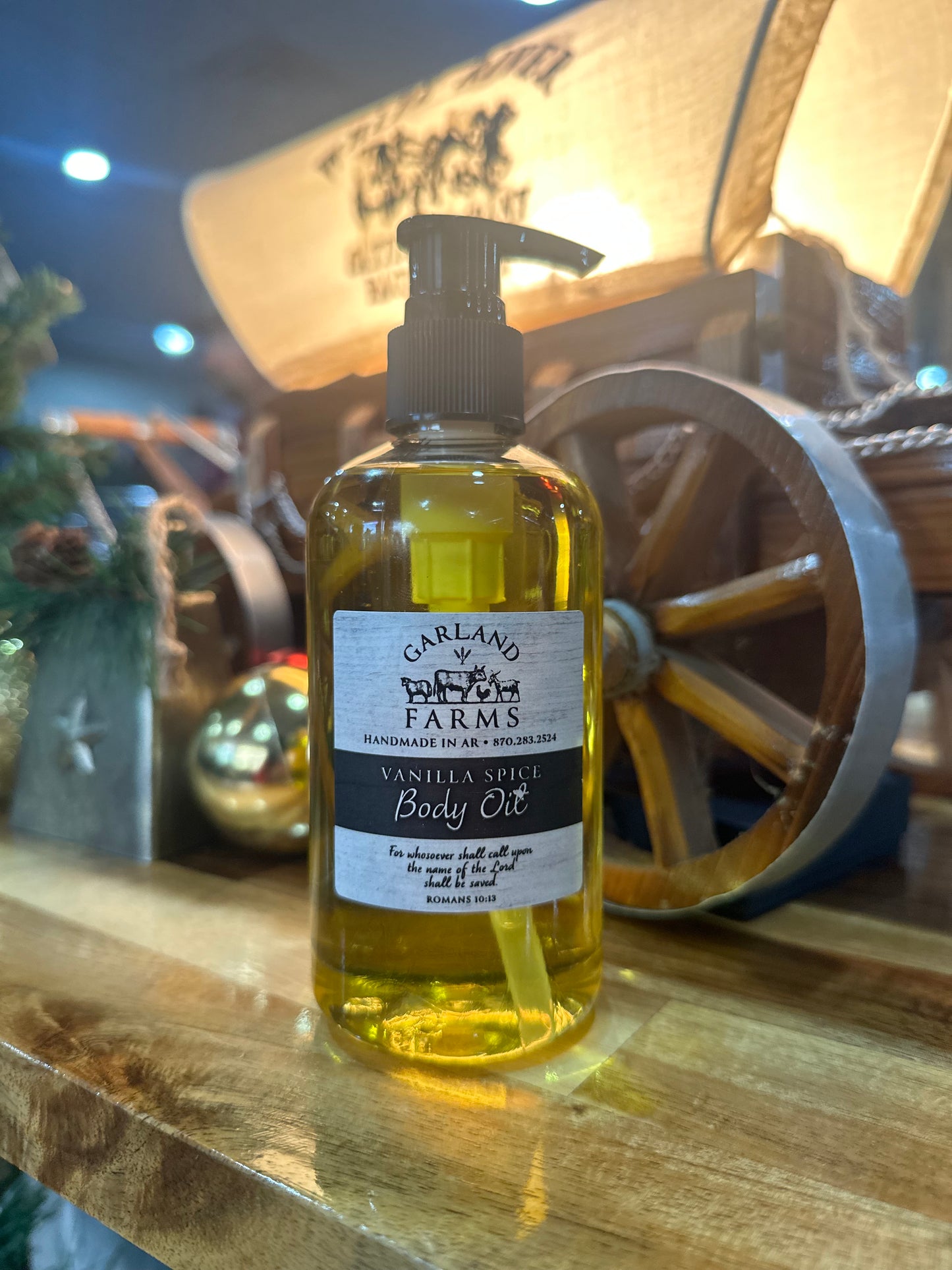 8 oz Body Oil Pump