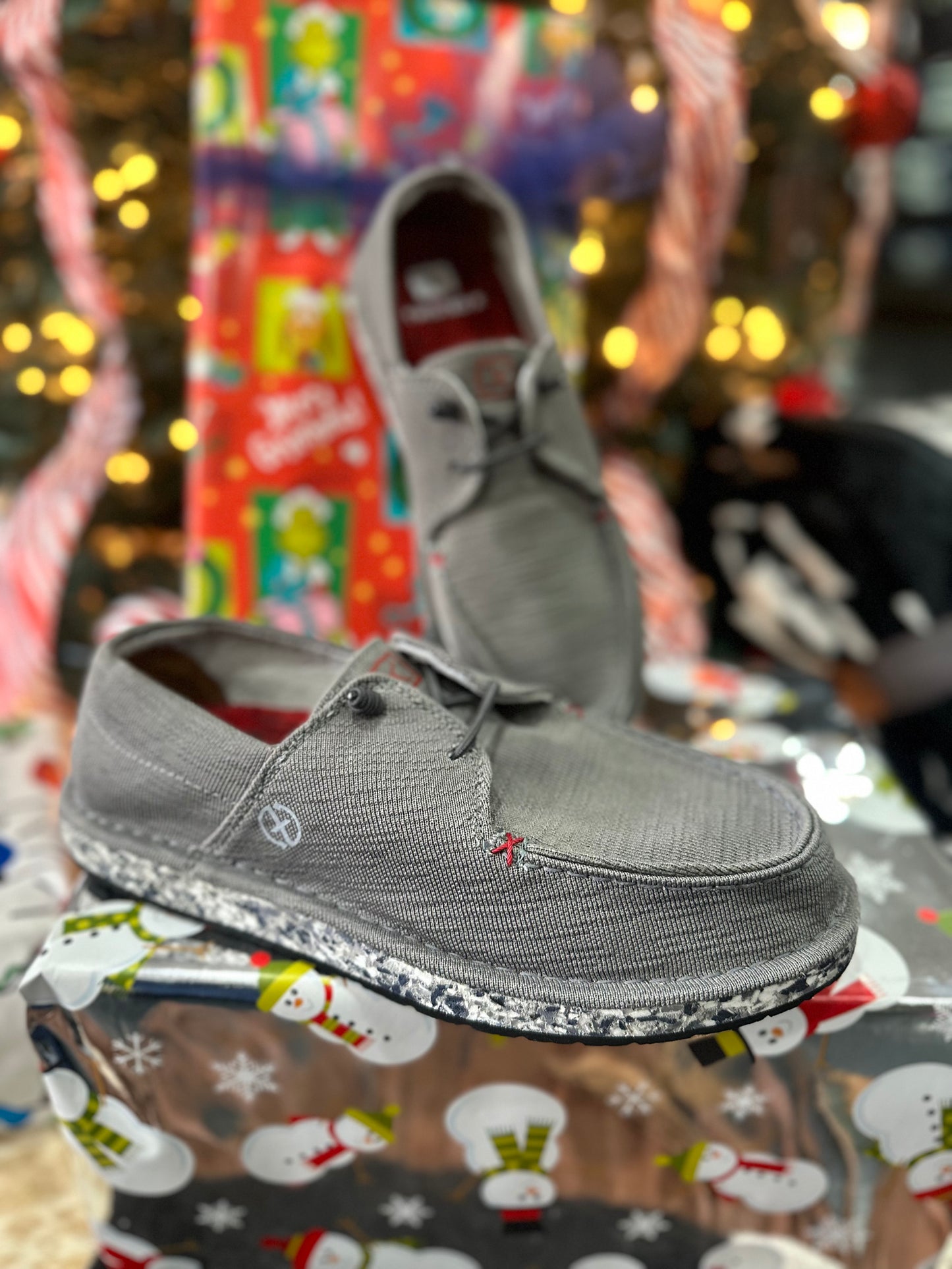 Twisted X Circular Project Grey Boat Shoe