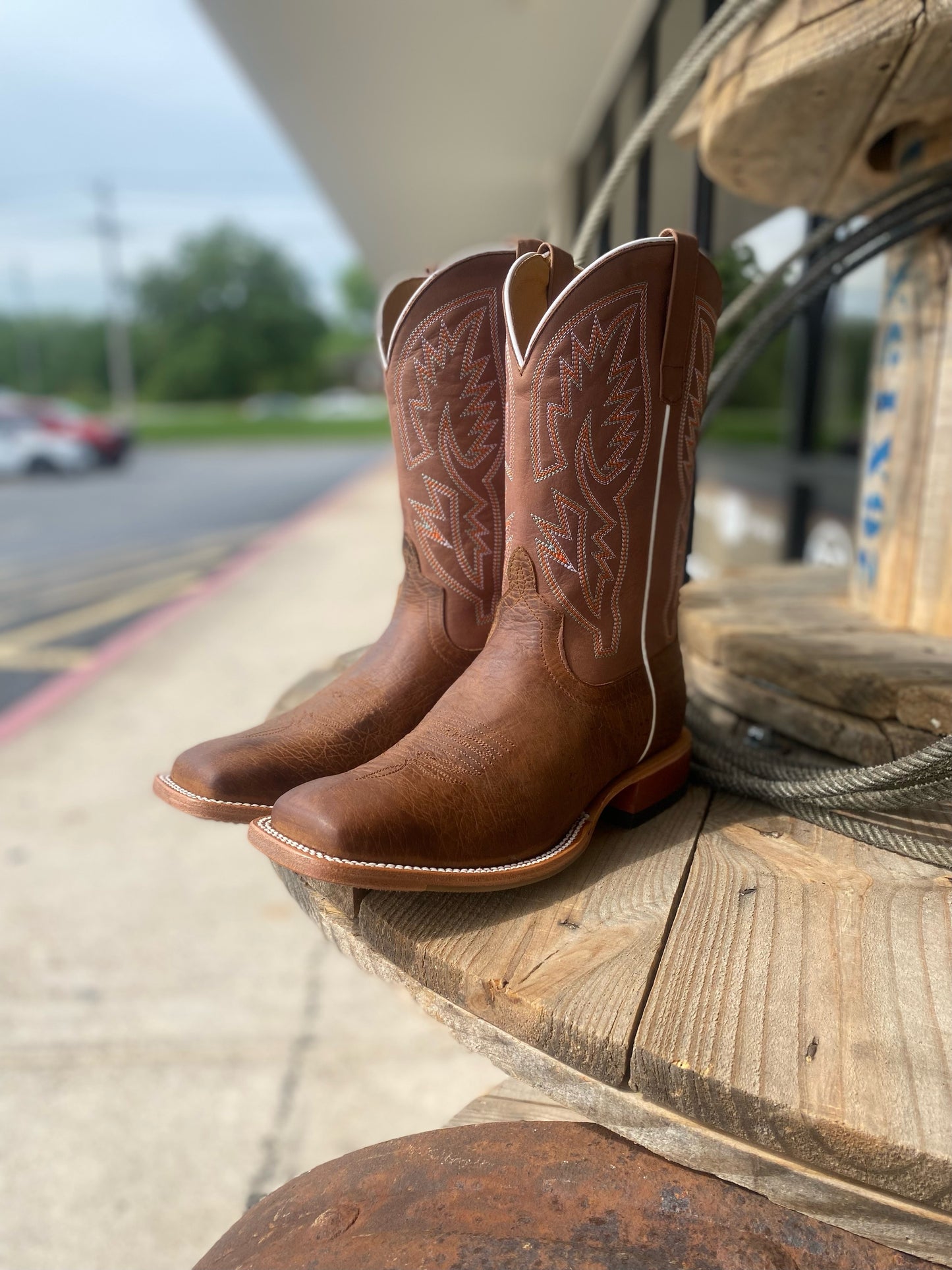 Horse Power Distressed Bison Boot