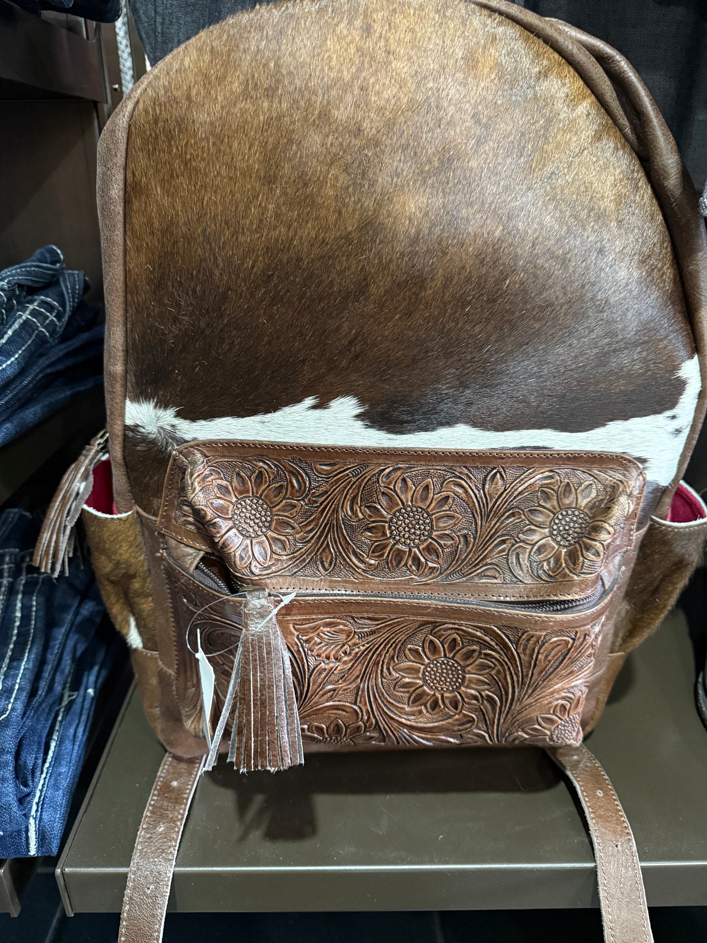 Tooled & Cowhide Backpacks