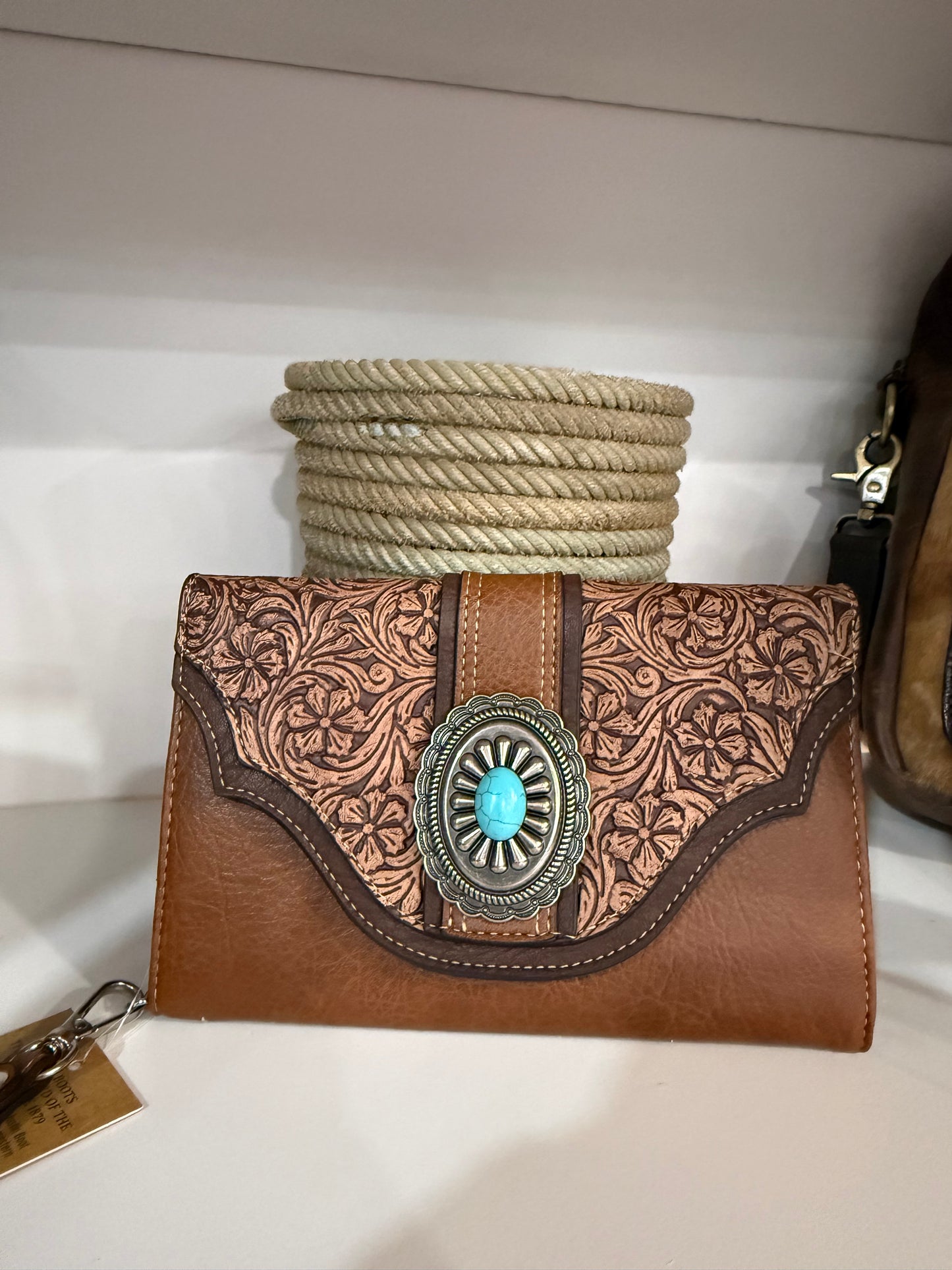 Justin Wallet with Tur/concho