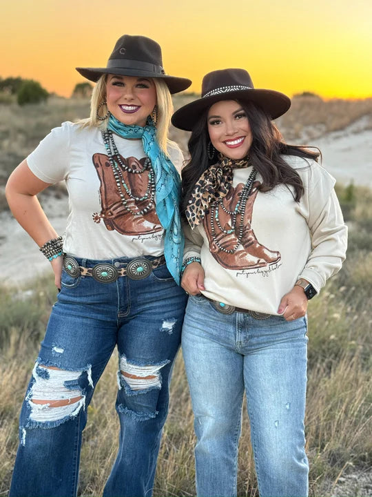 Put Your Big Girl Boots On tee