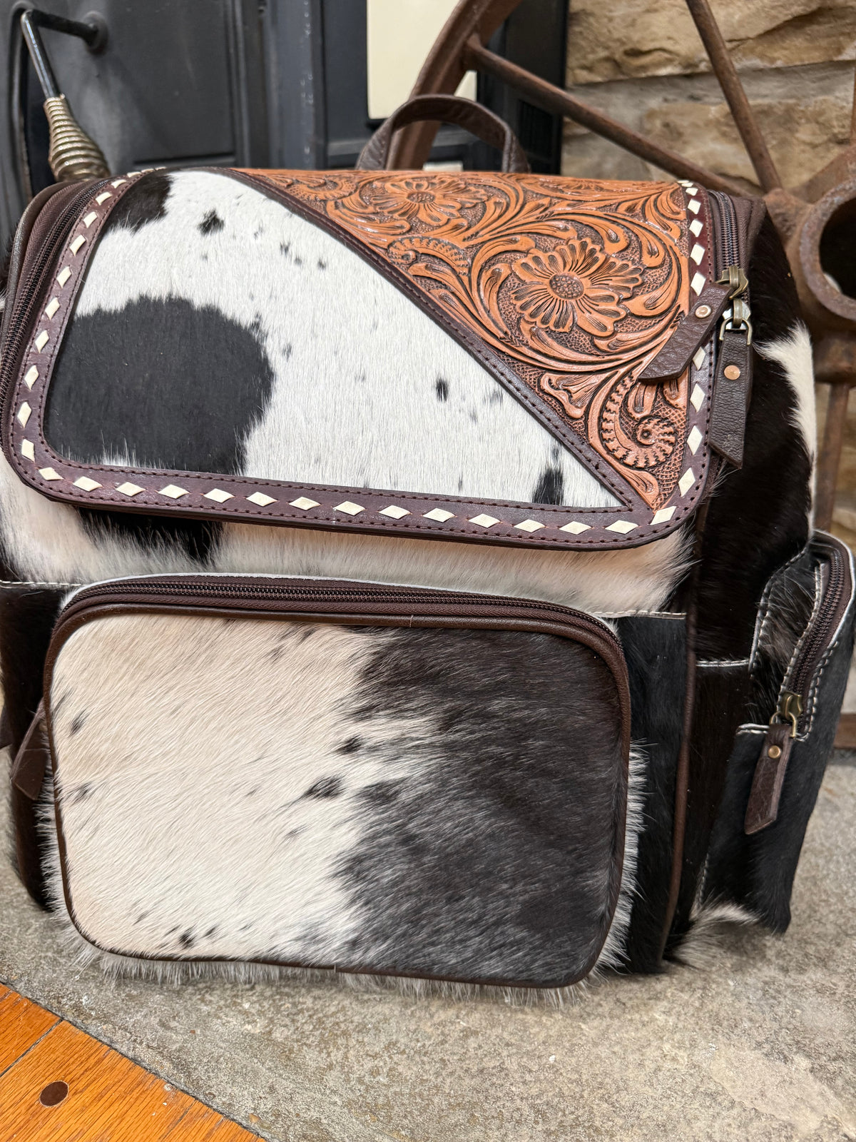 Tooled & Cowhide Backpacks