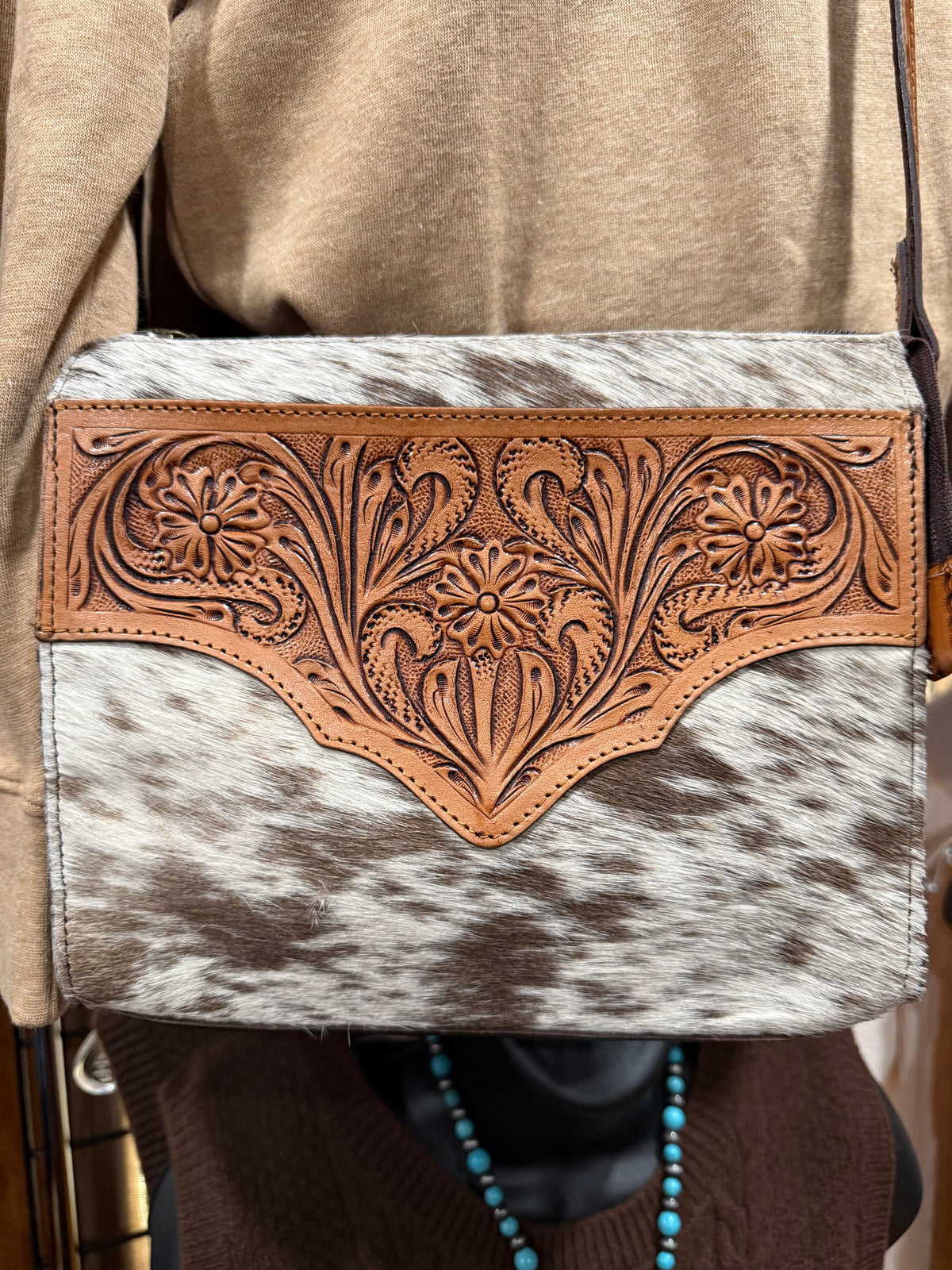 Tooled & Cowhide purses