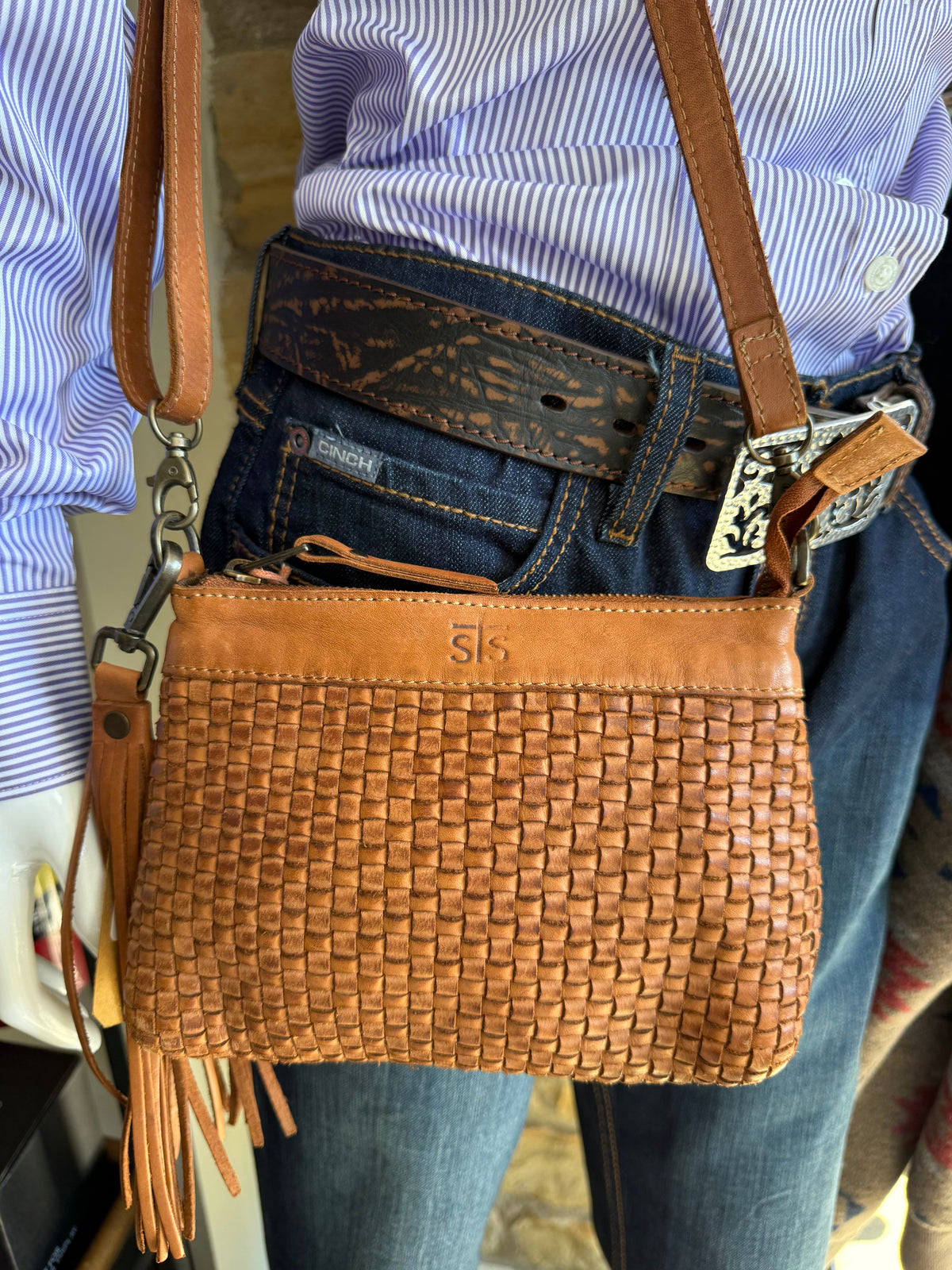 STS weaved crossbody