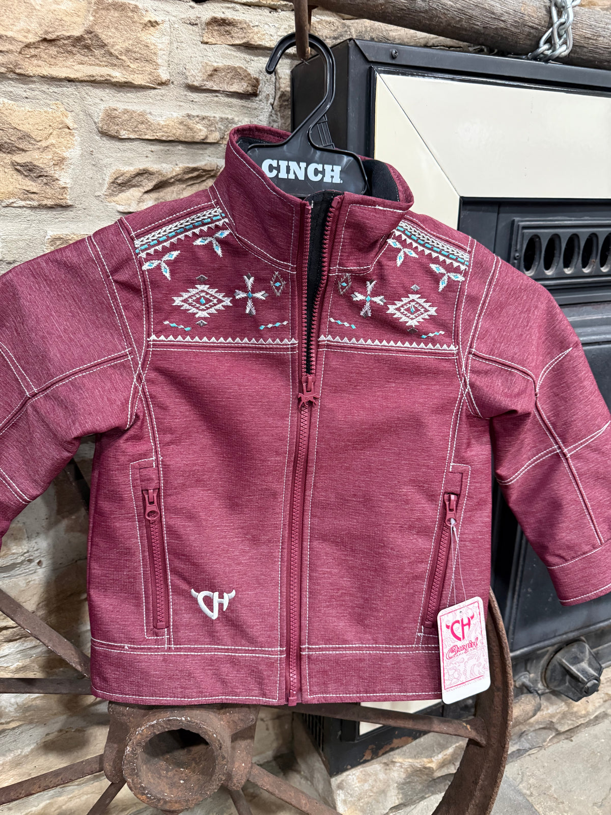 Girls Cowgirl hardware coat