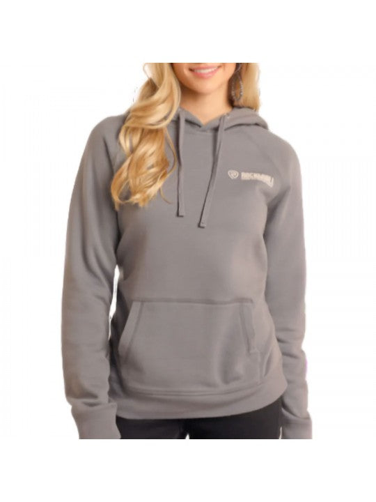 Kids Rock & Roll gray hoodie