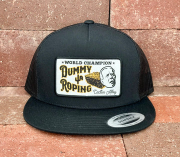 "Dummy Roping" cap- black/black
