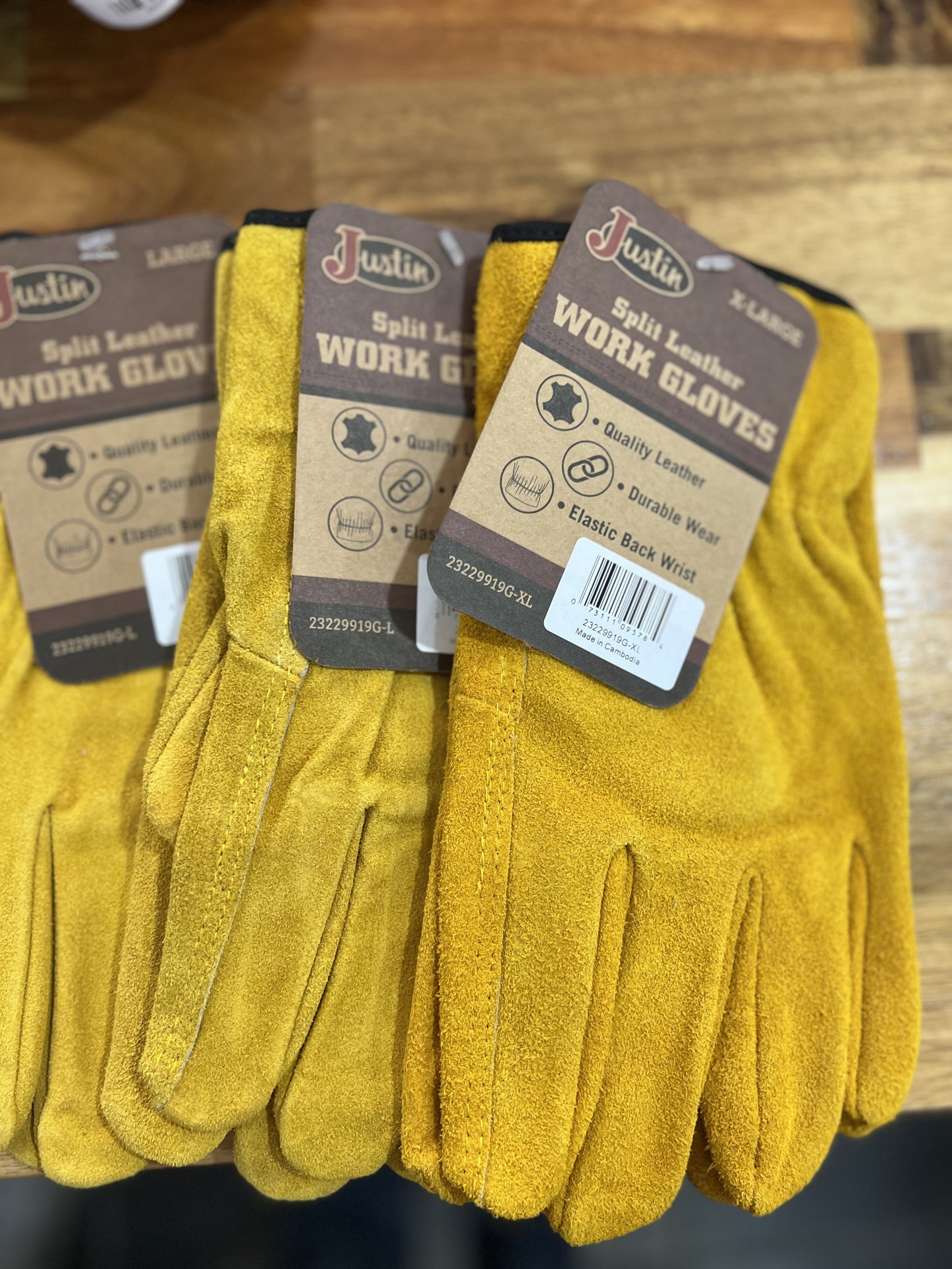 JUSTIN ELASTIC WORK GLOVES