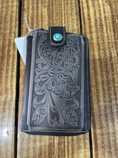 Montana West Black Wallet/Cross Body (Black)