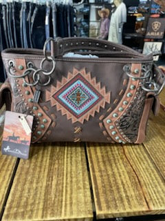 Montana West Purse (Brown/Aztec)