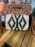 American Darling Black and White Aztec Purse/Crossbody