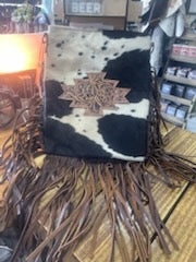 American Darling Crossbody Purse (Black Cowhide)