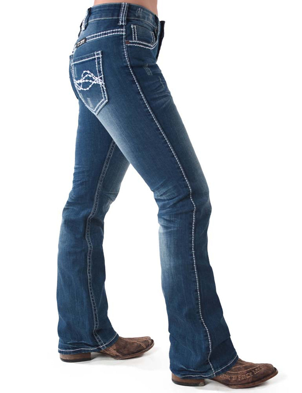 Cowgirl Tuff Edgy- mid rise