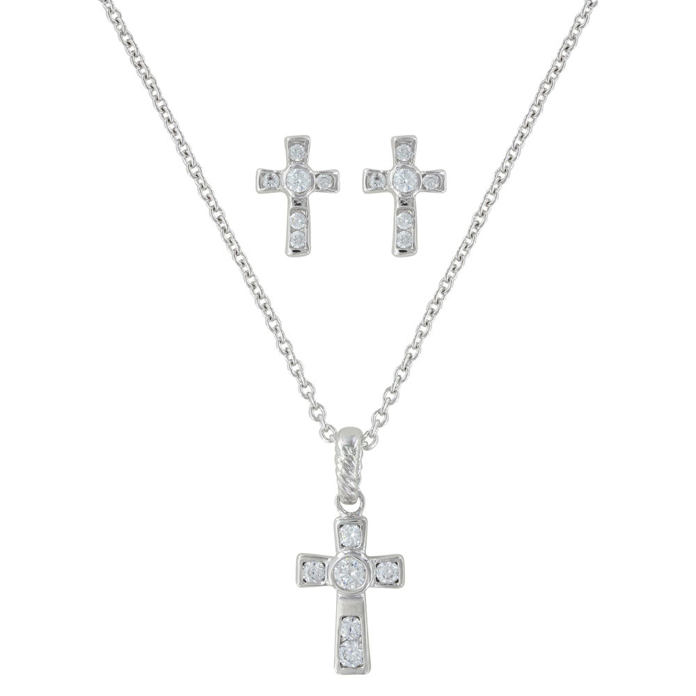 A Mark of Faith Cross Jewelry Set JS3051