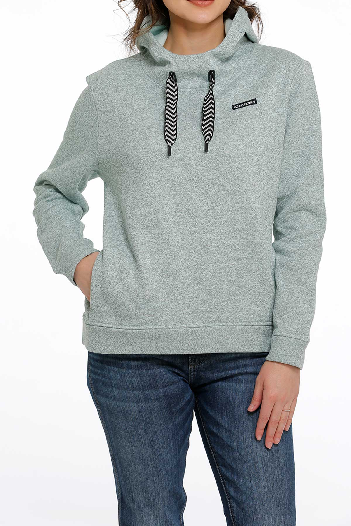 Women's Cinch Teal Hoodie