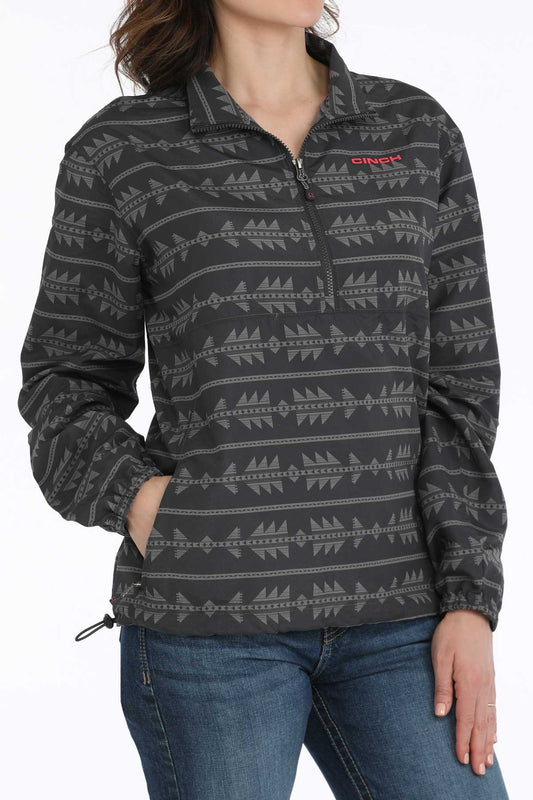 WOMENS CINCH 1/4 ZIP GRAY