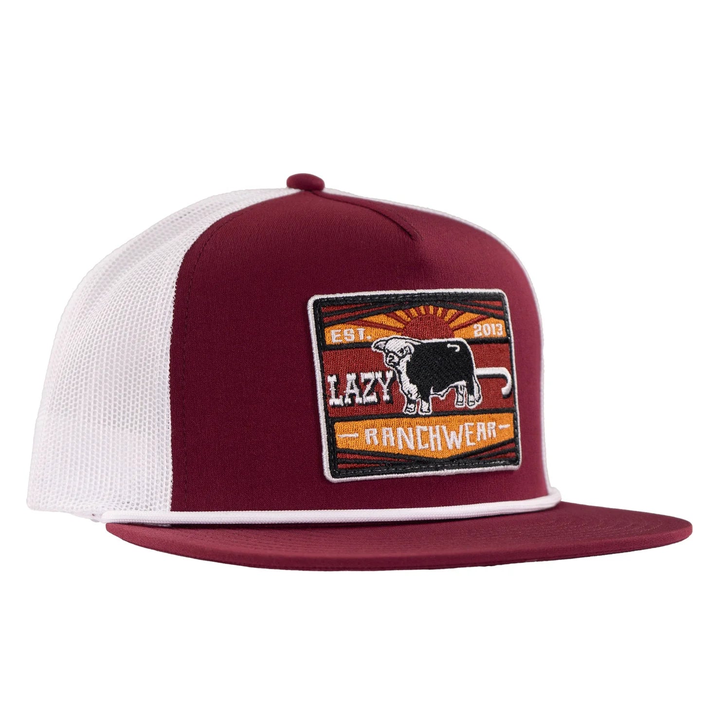 Lazy J Ranch Maroon and White Smokeless Classic Rope