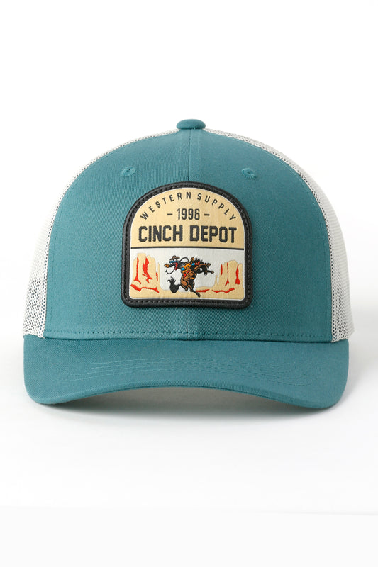 "Cinch Depot" cap