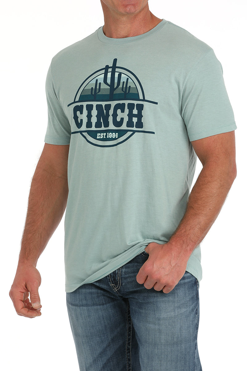 GRN/BLUE SS TEE CINCH