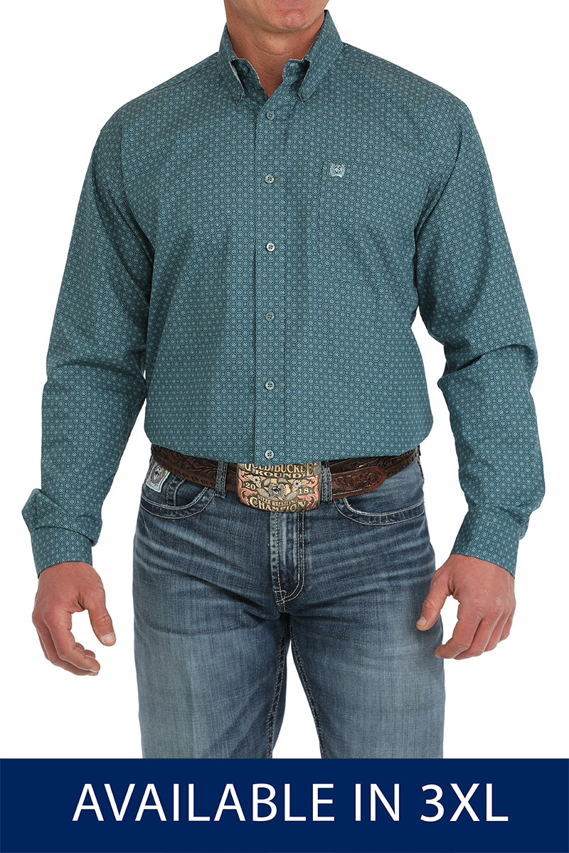 CINCH L/S BUTTON GREEN