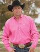 Cinch mens pink LS