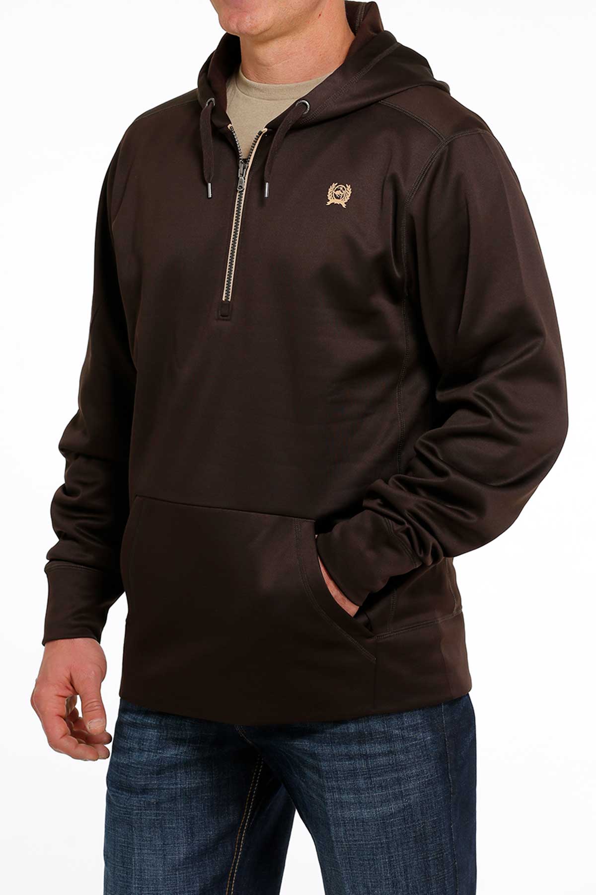 Men's Cinch Hoodie Brown