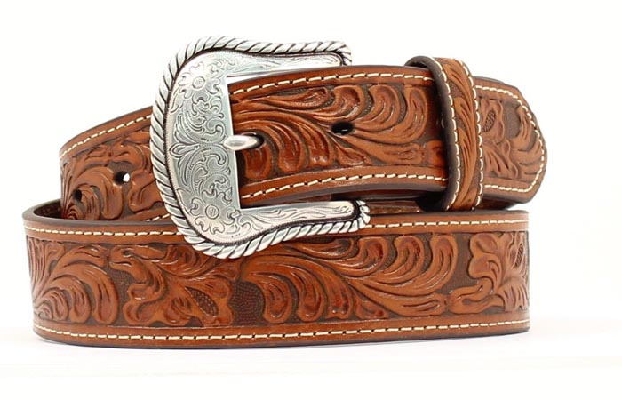 Floral Embossed Belt