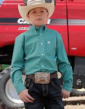 Cinch Turquoise boys LS