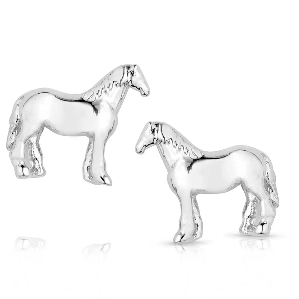 AQHA QUARTER HORSE EARRINGS