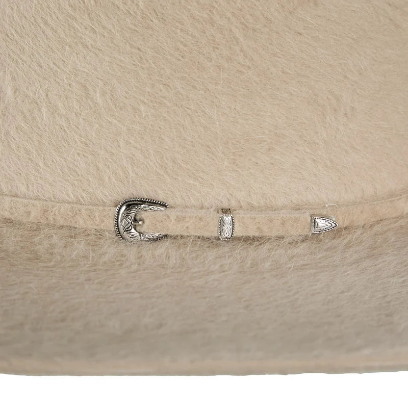 Rodeo King 10X "Buckskin" Grizzly Open Crown