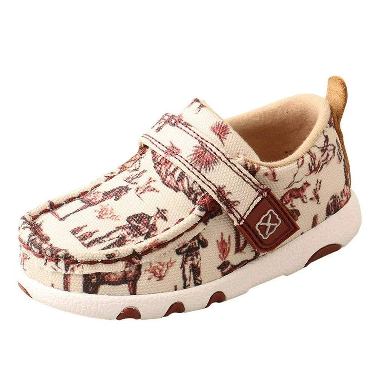 Infant Bomber- maroon & ivory